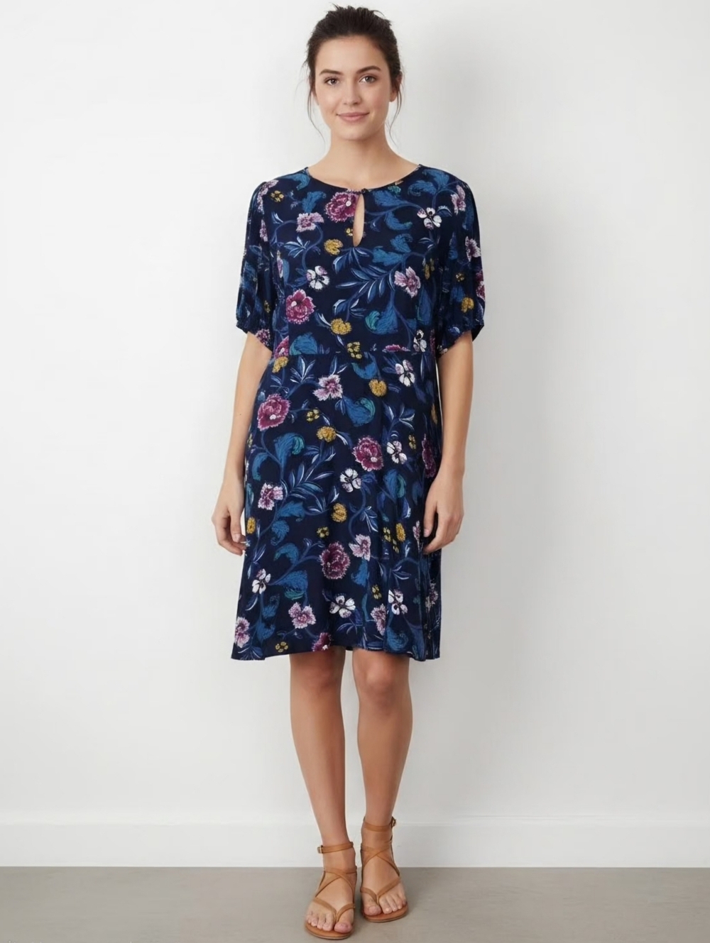 New! Old Navy Floral Smocked Fit & Flare Dress